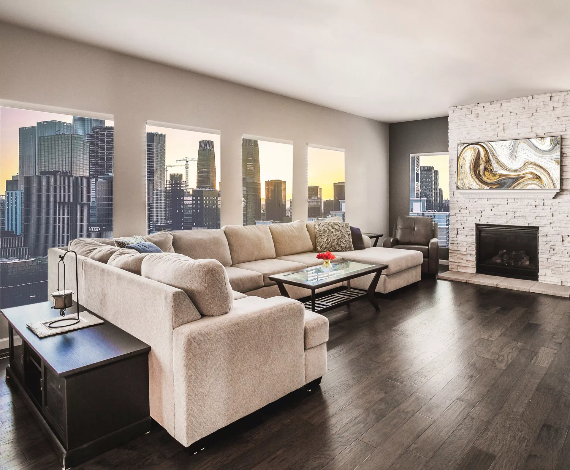 Modern living room interior